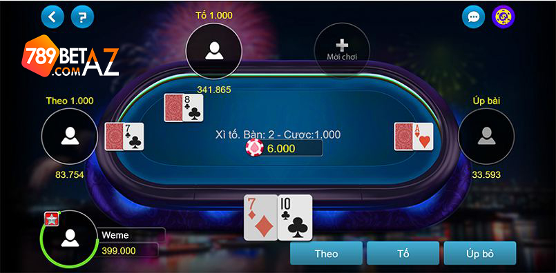 Luật chơi bài xì tố online tại 789bet Luật chơi bài xì tố online tại 789bet