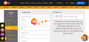 Thủ tục nạp tiền nhanh, gọn, lẹ tại nhà cái 789bet